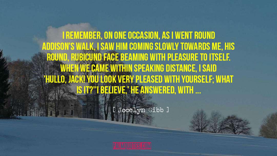No Coming Back quotes by Jocelyn Gibb
