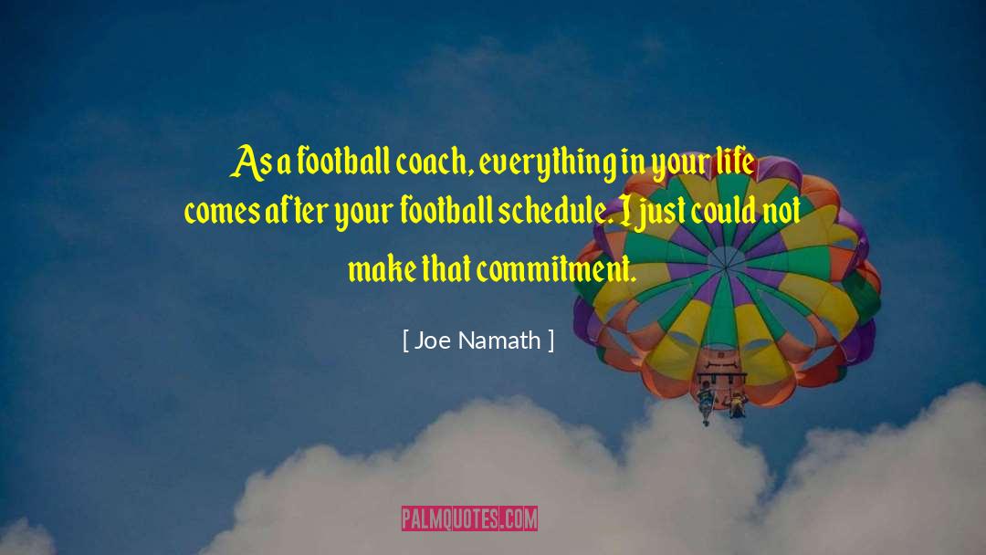 No Commitment quotes by Joe Namath