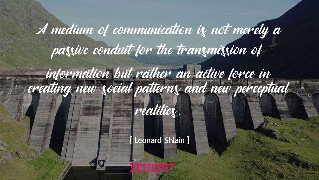 No Communication quotes by Leonard Shlain