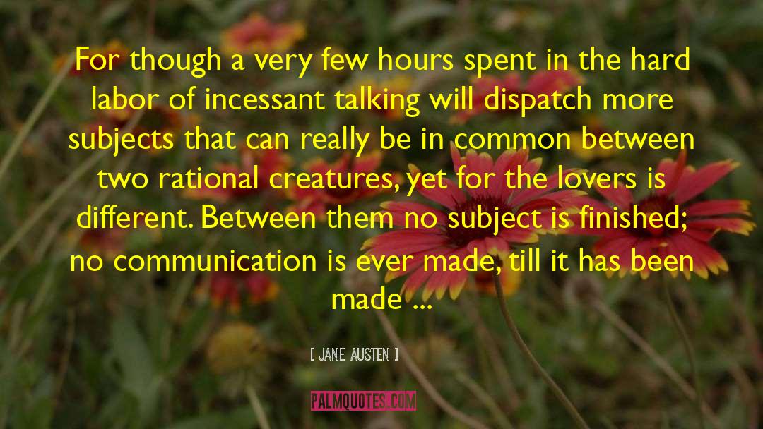 No Communication quotes by Jane Austen