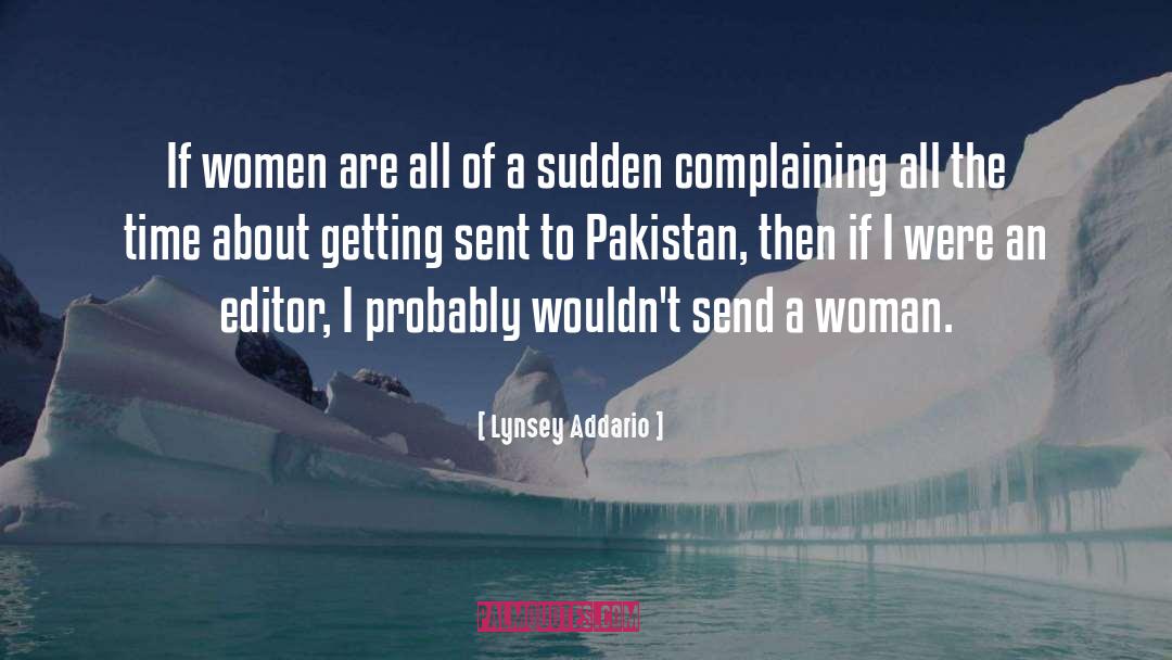 No Complaining quotes by Lynsey Addario