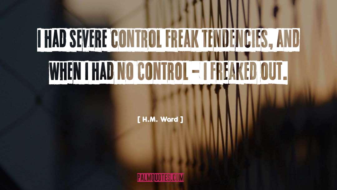 No Control quotes by H.M. Ward