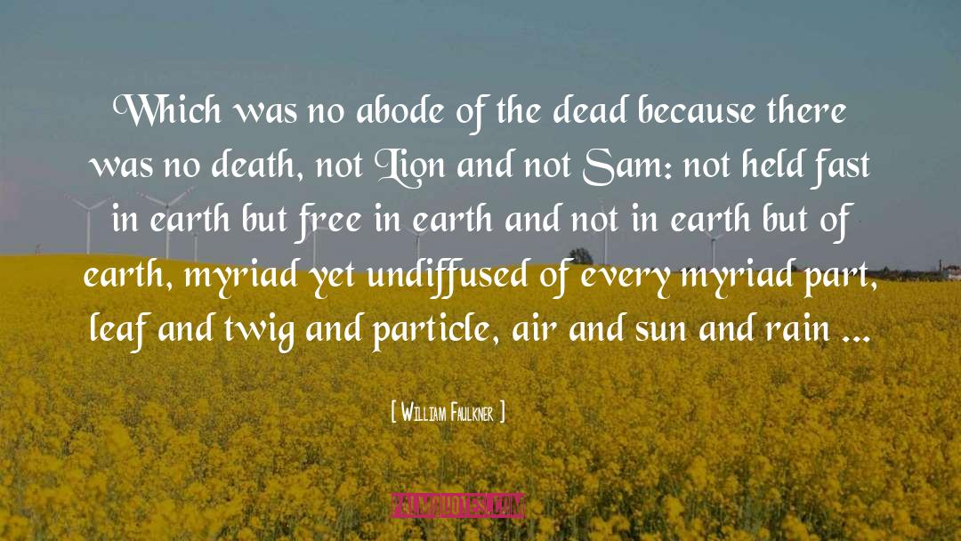 No Death quotes by William Faulkner