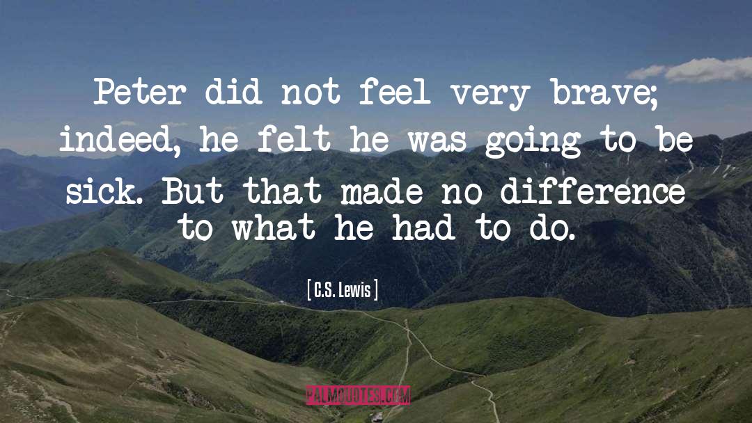 No Difference To Me quotes by C.S. Lewis