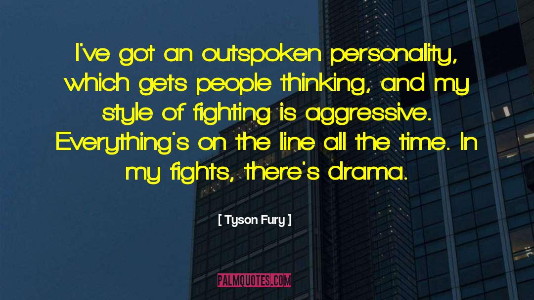 No Drama quotes by Tyson Fury