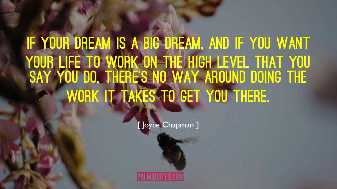 No Dream Is To Big quotes by Joyce Chapman