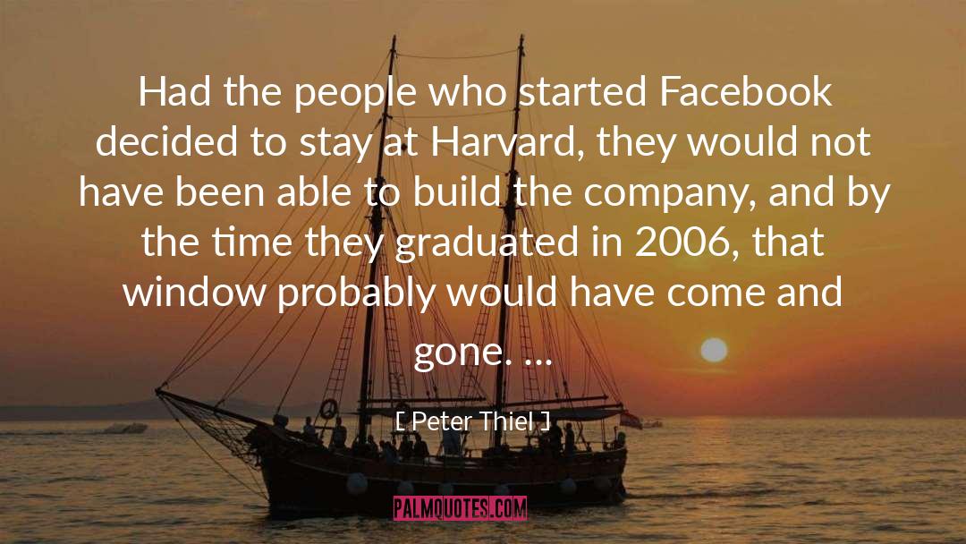 No Facebook quotes by Peter Thiel