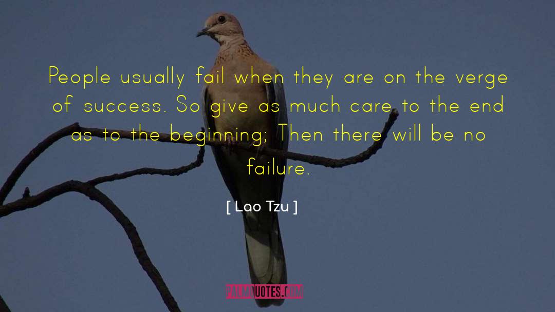 No Failure quotes by Lao Tzu