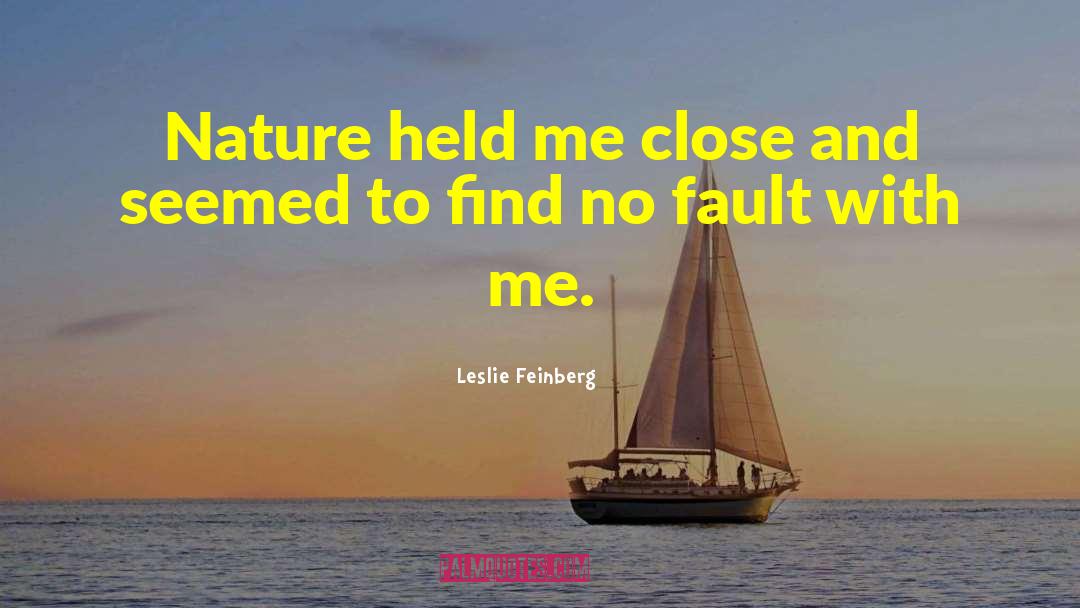 No Fault quotes by Leslie Feinberg