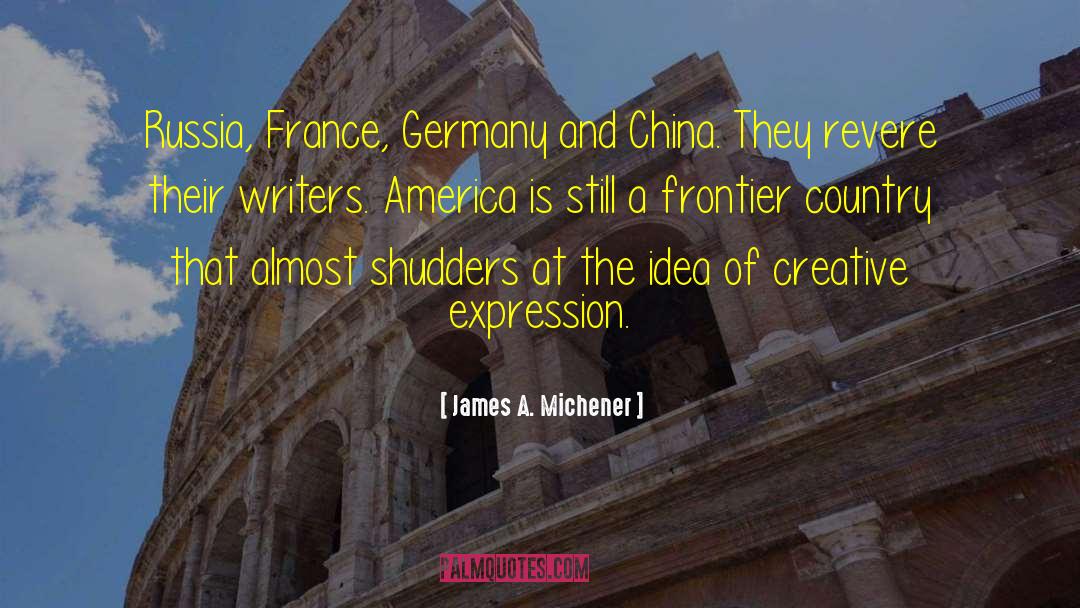 No Frontiers quotes by James A. Michener