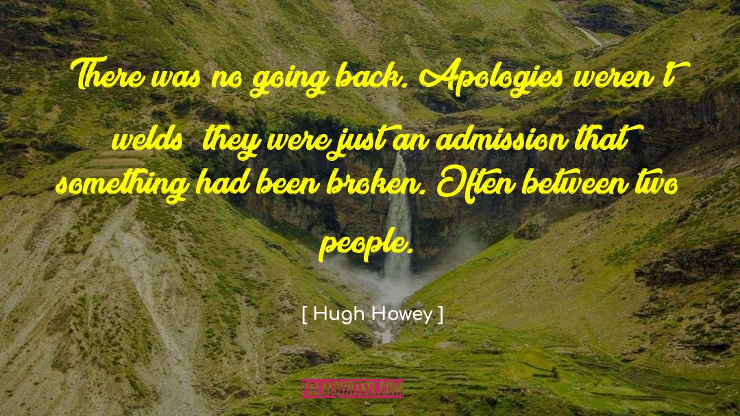 No Going Back quotes by Hugh Howey