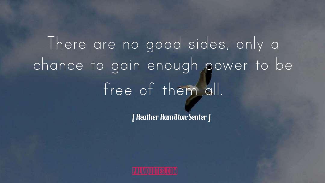 No Good quotes by Heather Hamilton-Senter