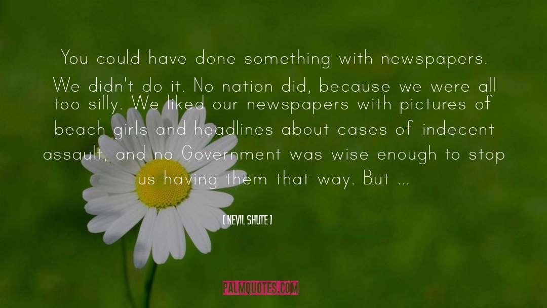 No Government quotes by Nevil Shute