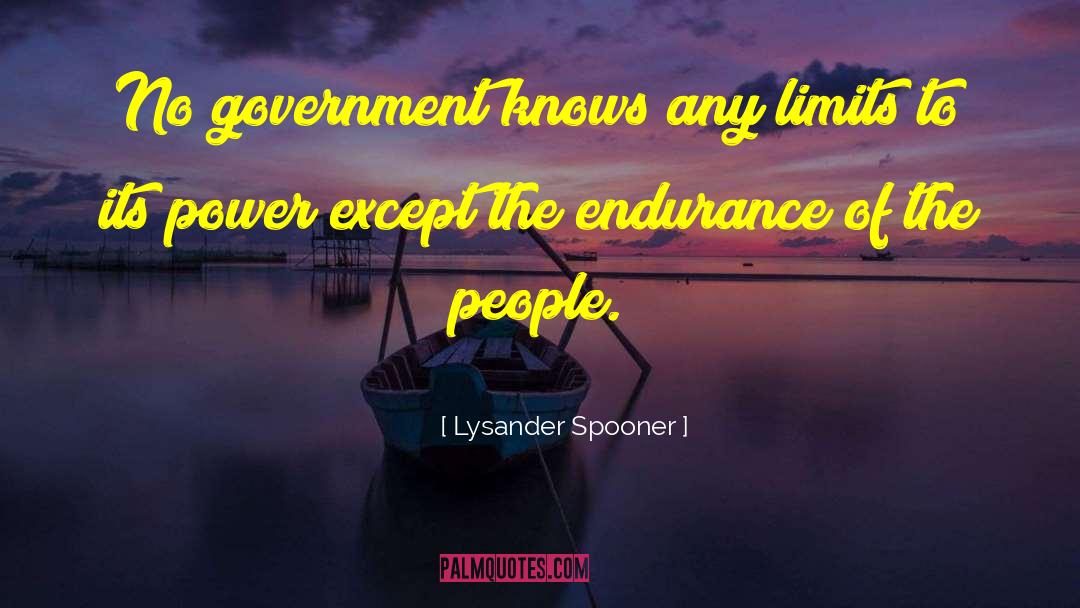 No Government quotes by Lysander Spooner