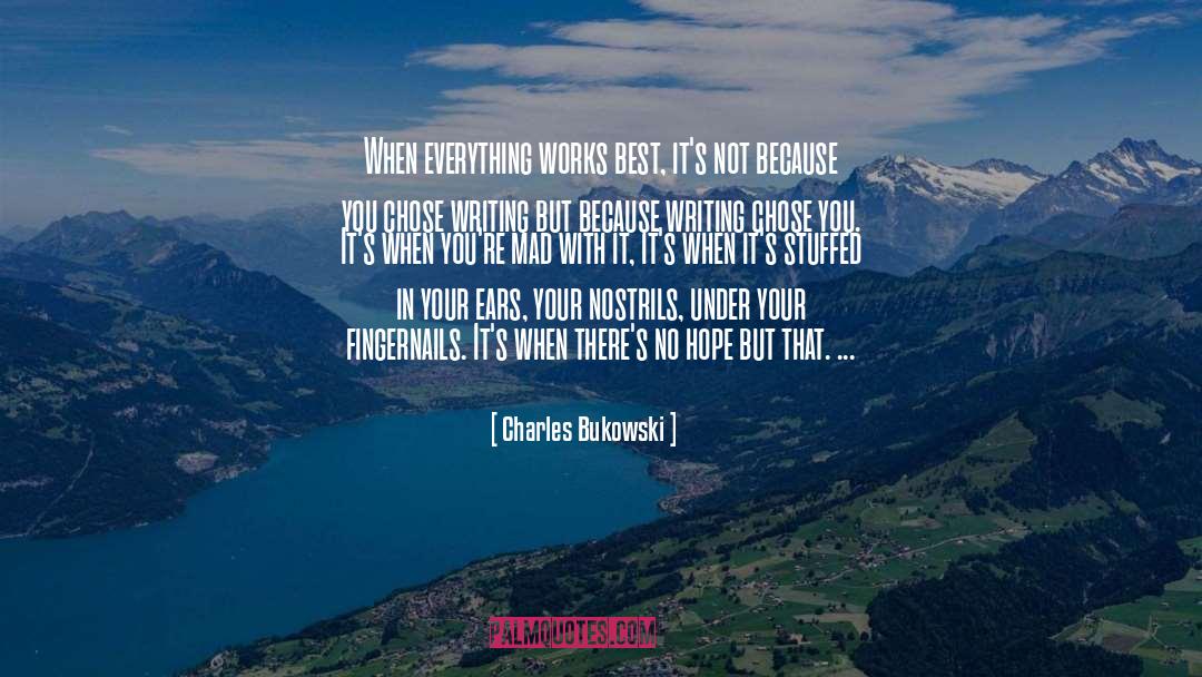 No Hope quotes by Charles Bukowski