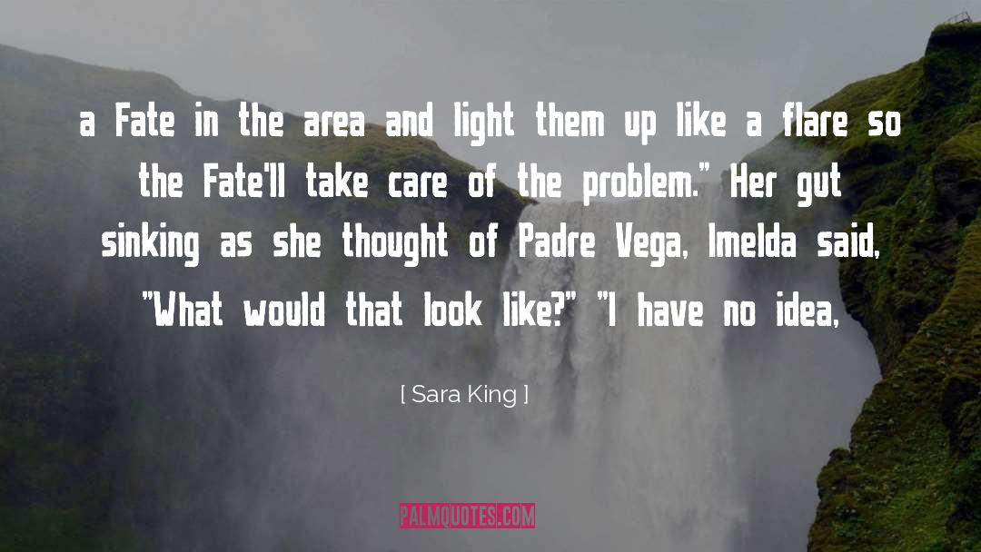 No Idea quotes by Sara King
