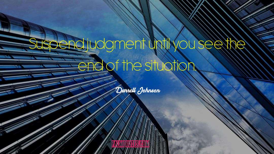 No Judgment quotes by Darrell Johnson