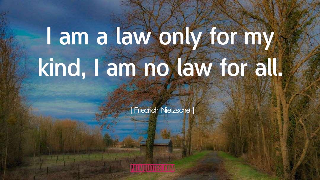 No Law quotes by Friedrich Nietzsche