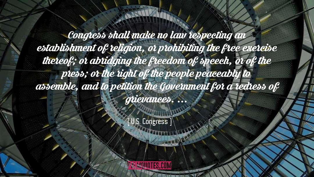 No Law quotes by U.S. Congress