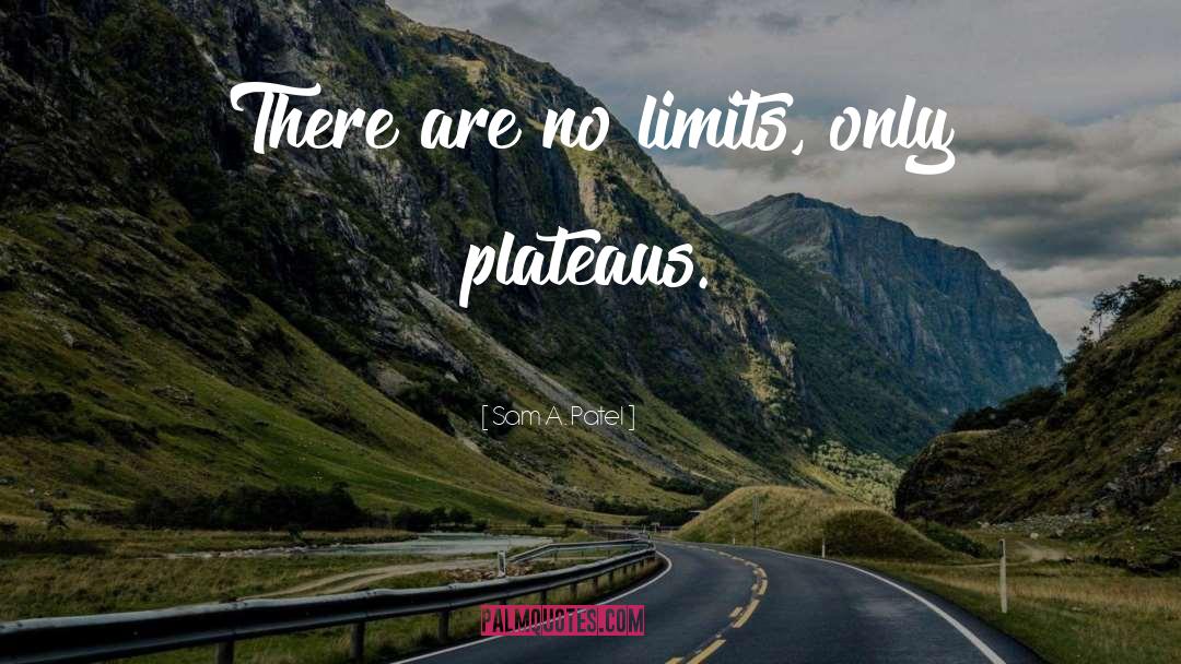 No Limits quotes by Sam A. Patel