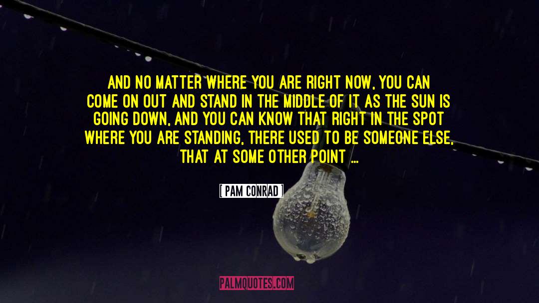 No Matter Where You Are quotes by Pam Conrad