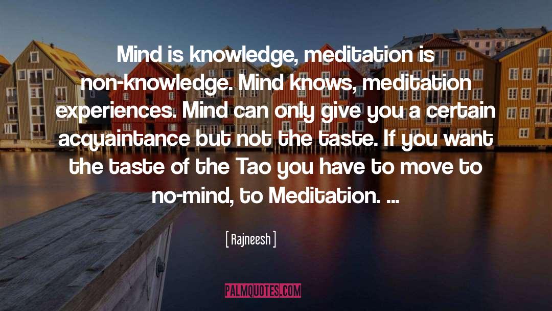 No Mind quotes by Rajneesh