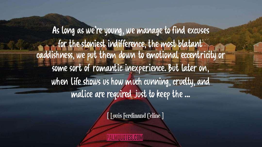 No More Excuses quotes by Louis Ferdinand Celine