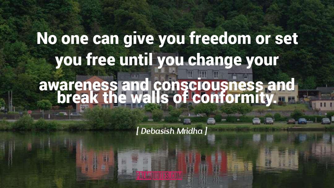 No One Can Give You Freedom quotes by Debasish Mridha