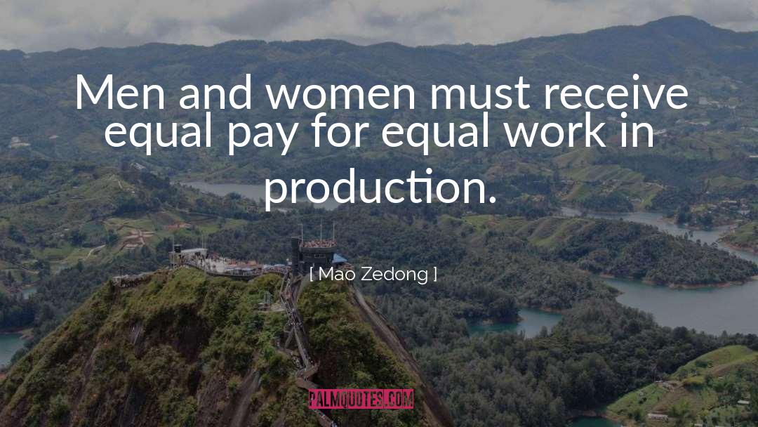 No One Is Equal Until Everyone Is Equal Quote quotes by Mao Zedong