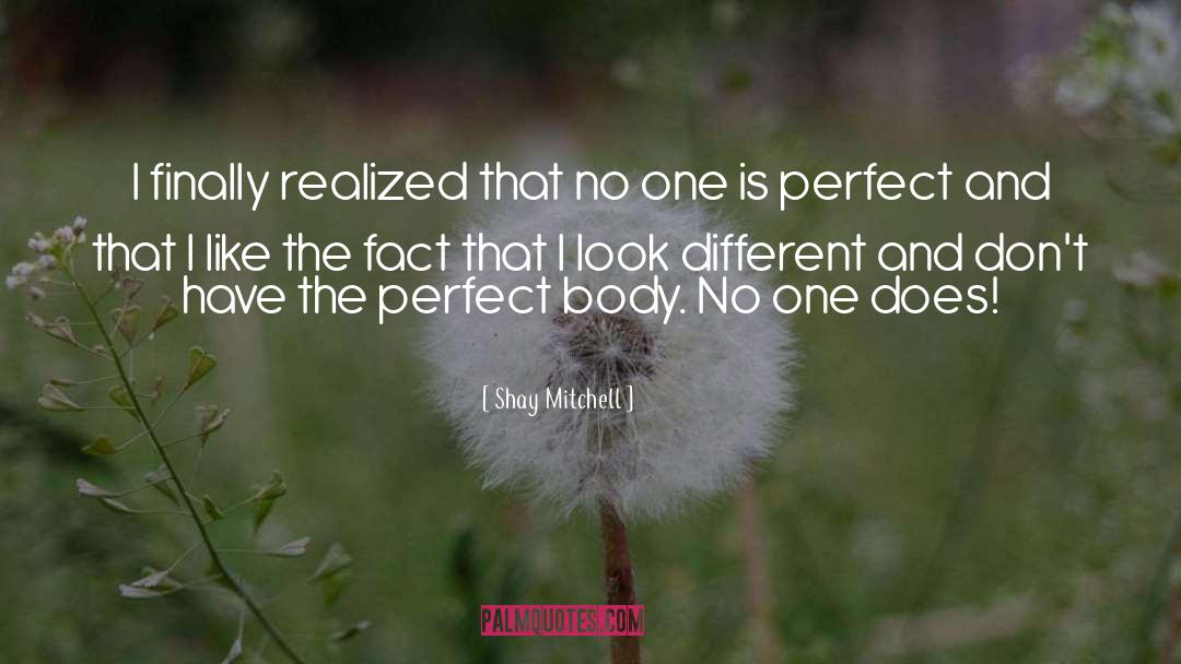 No One Is Perfect quotes by Shay Mitchell