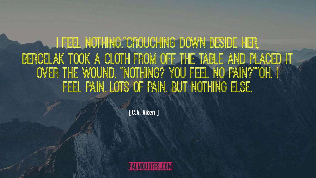 No Pain quotes by G.A. Aiken