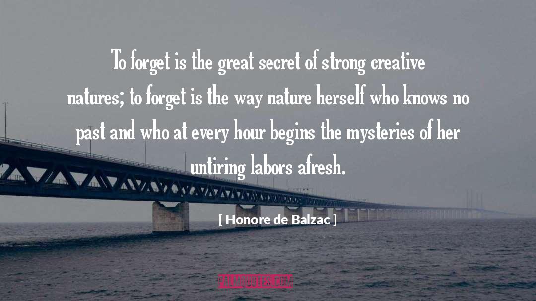 No Past quotes by Honore De Balzac