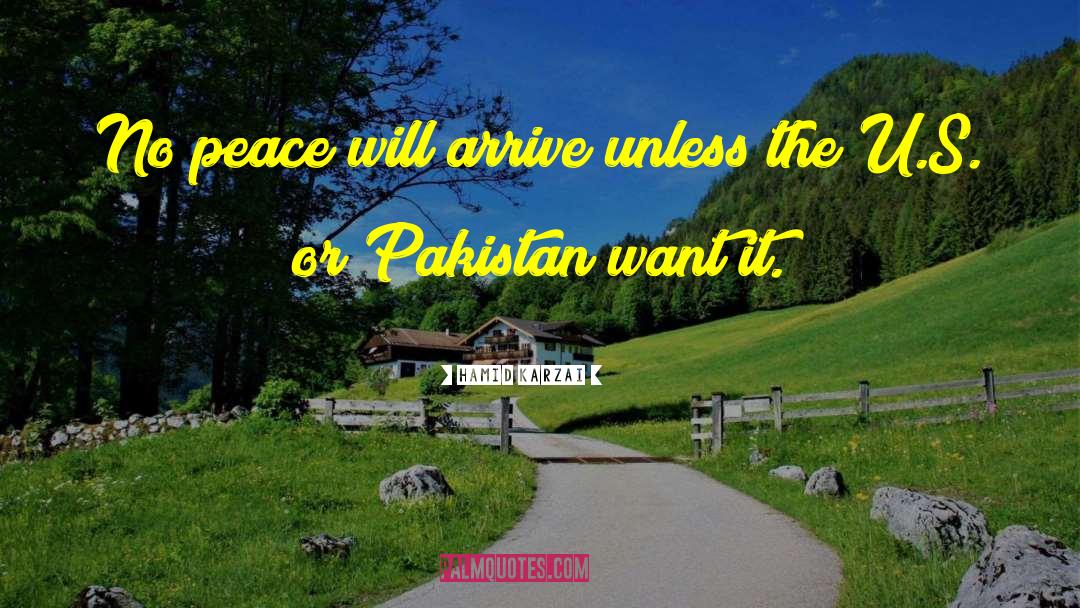No Peace quotes by Hamid Karzai