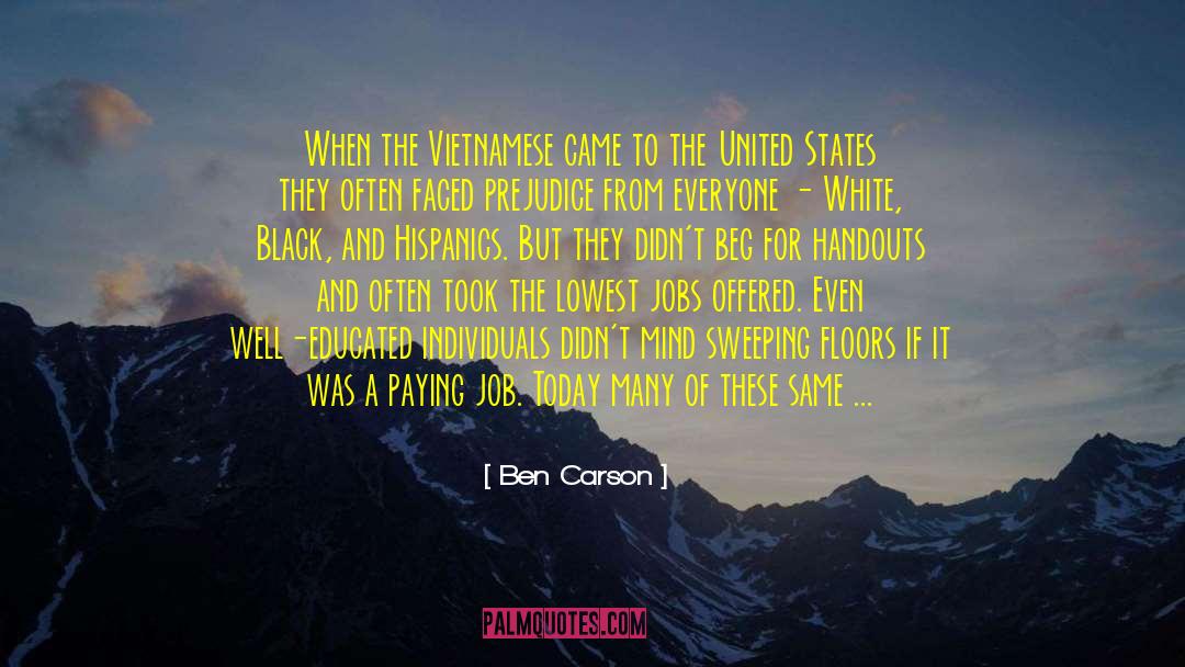 No Prejudice quotes by Ben Carson