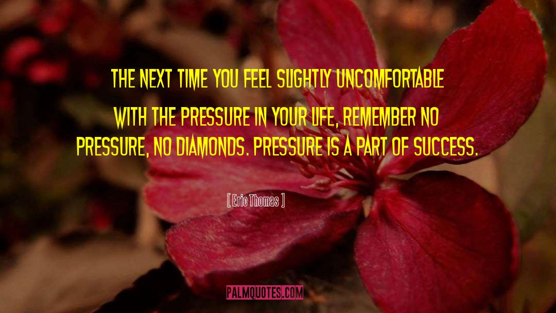 No Pressure quotes by Eric Thomas