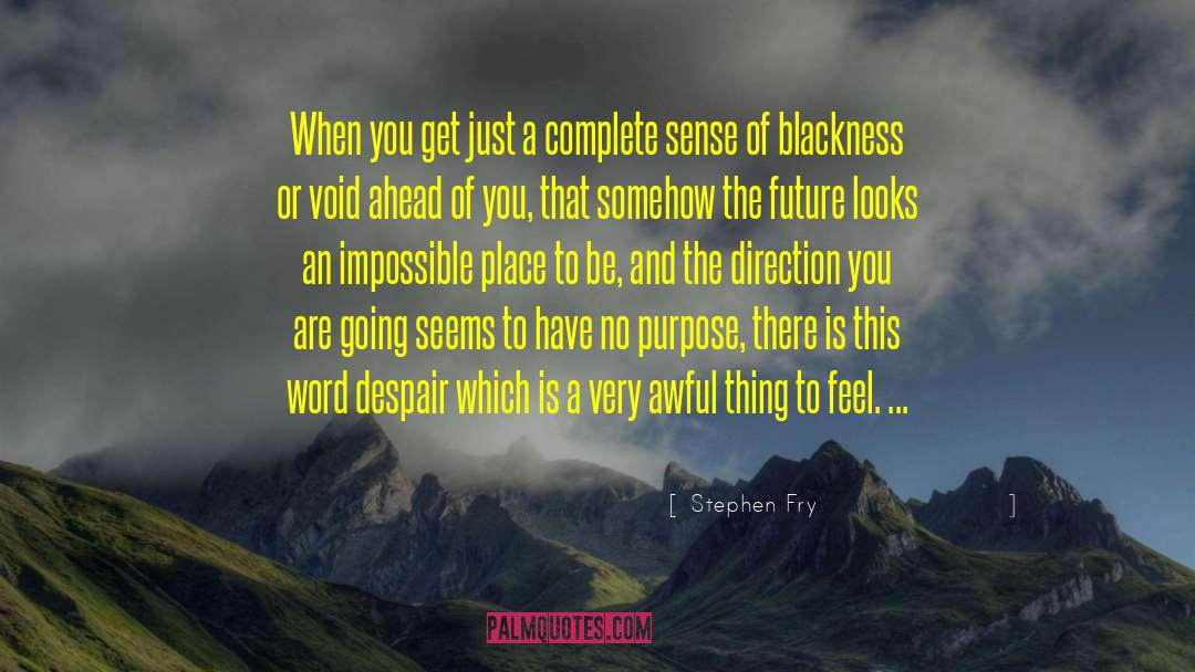 No Purpose quotes by Stephen Fry