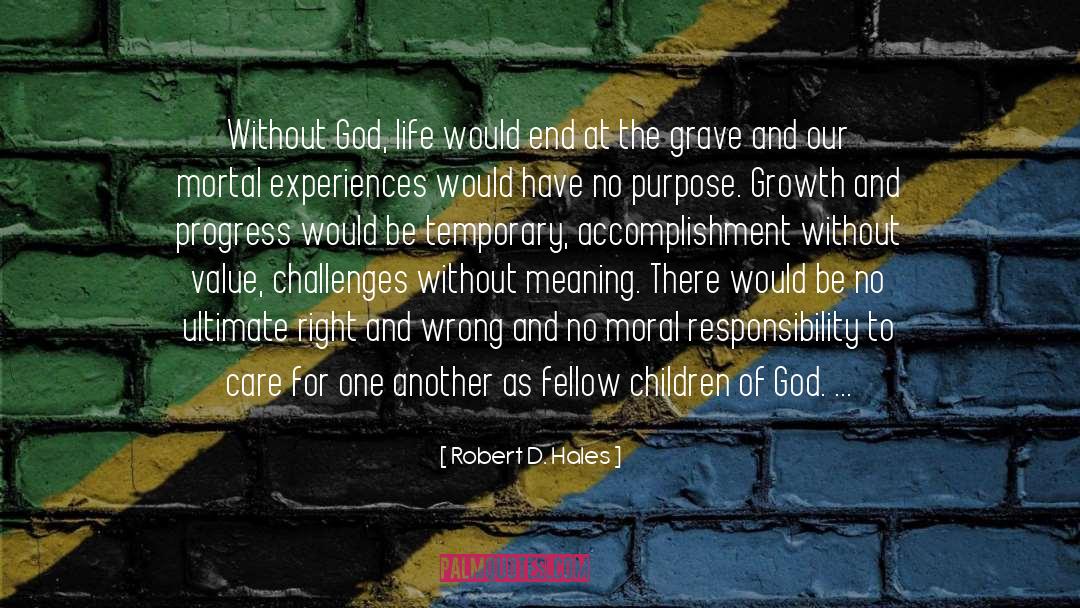 No Purpose quotes by Robert D. Hales