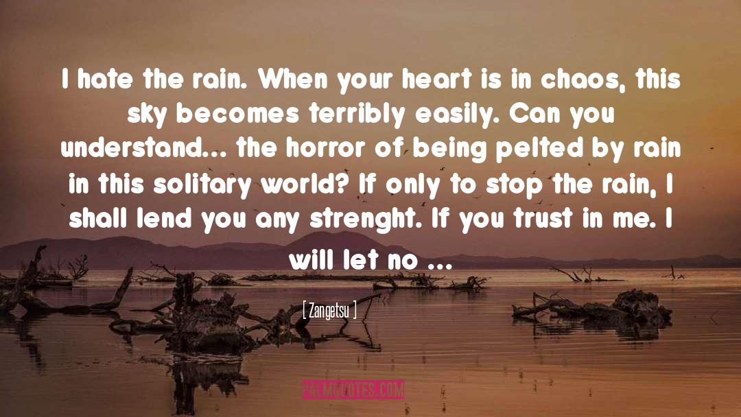 No Rain quotes by Zangetsu