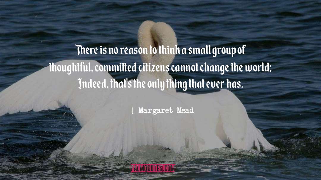 No Reason To Live quotes by Margaret Mead