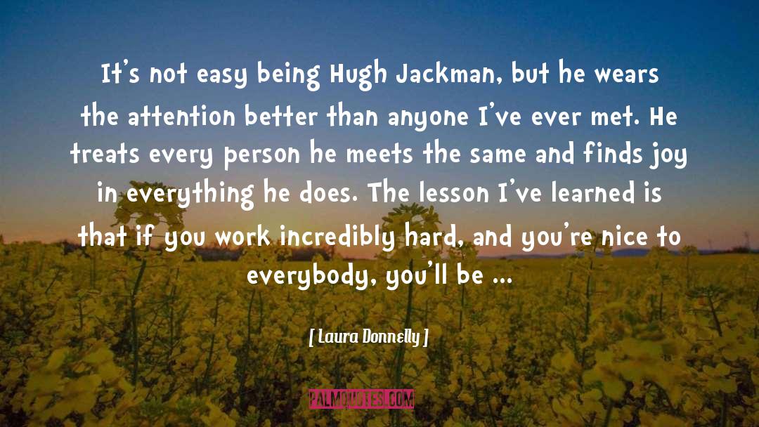 No Regrets Lesson Learned quotes by Laura Donnelly