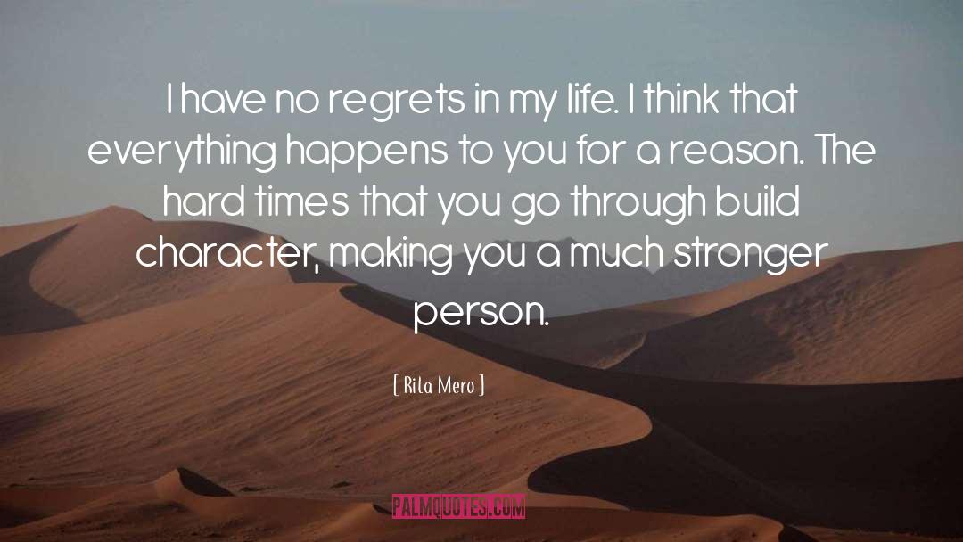 No Regrets quotes by Rita Mero