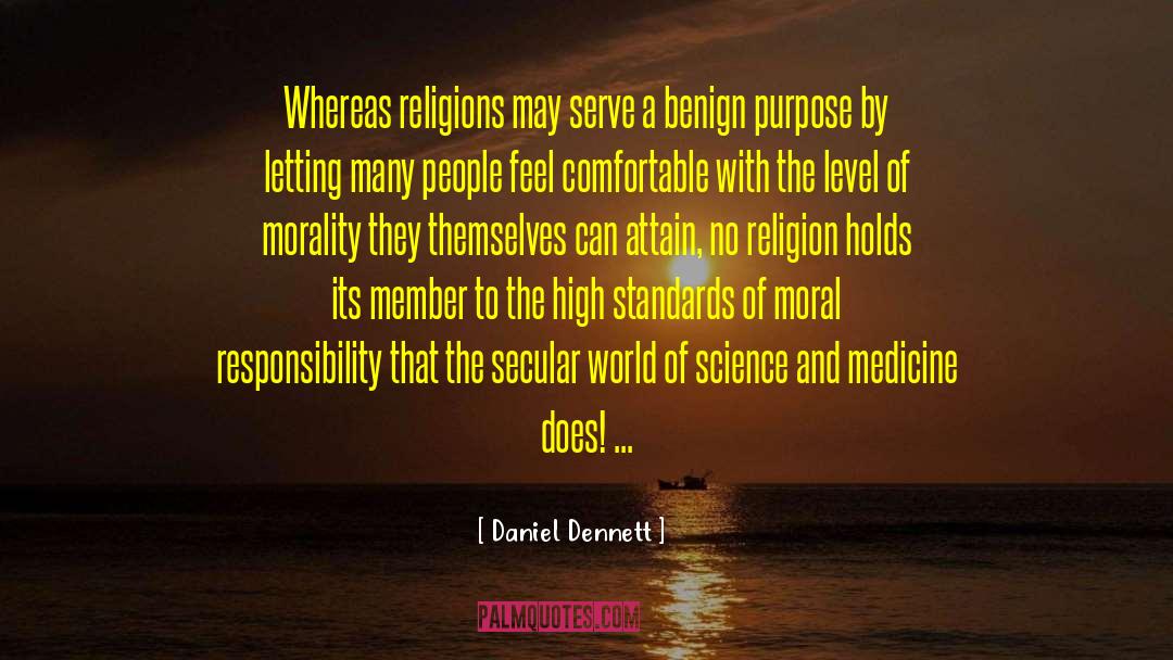 No Religion quotes by Daniel Dennett