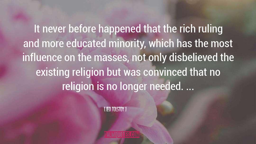 No Religion quotes by Leo Tolstoy