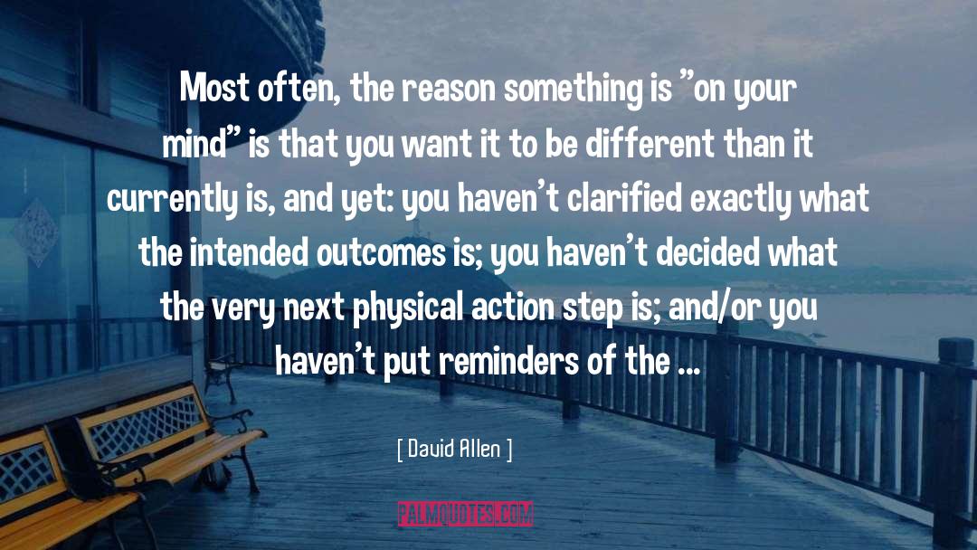 No Reminders quotes by David Allen