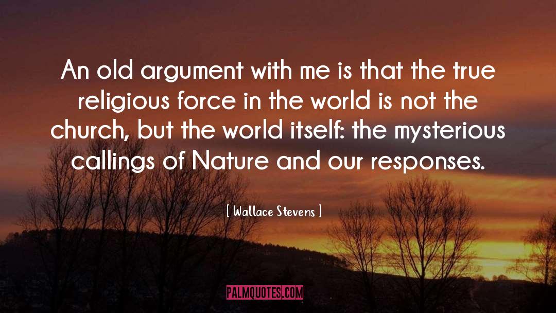 No Response quotes by Wallace Stevens