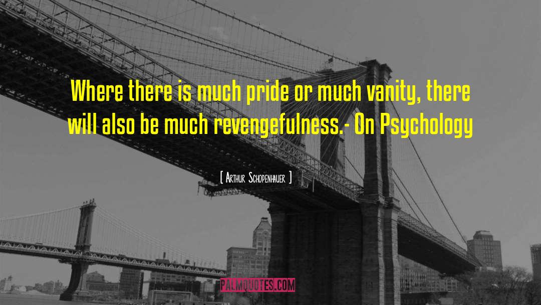 No Revenge quotes by Arthur Schopenhauer