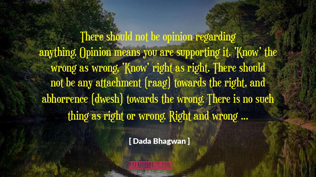 No Right Or Wrong Person quotes by Dada Bhagwan