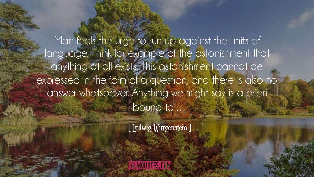 No Running Away quotes by Ludwig Wittgenstein