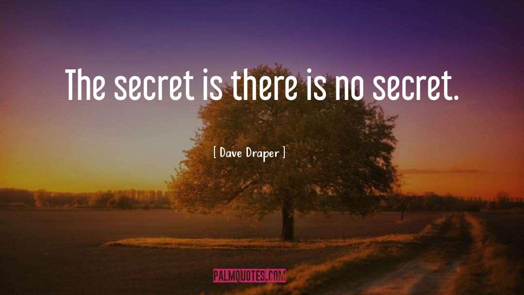 No Secret quotes by Dave Draper