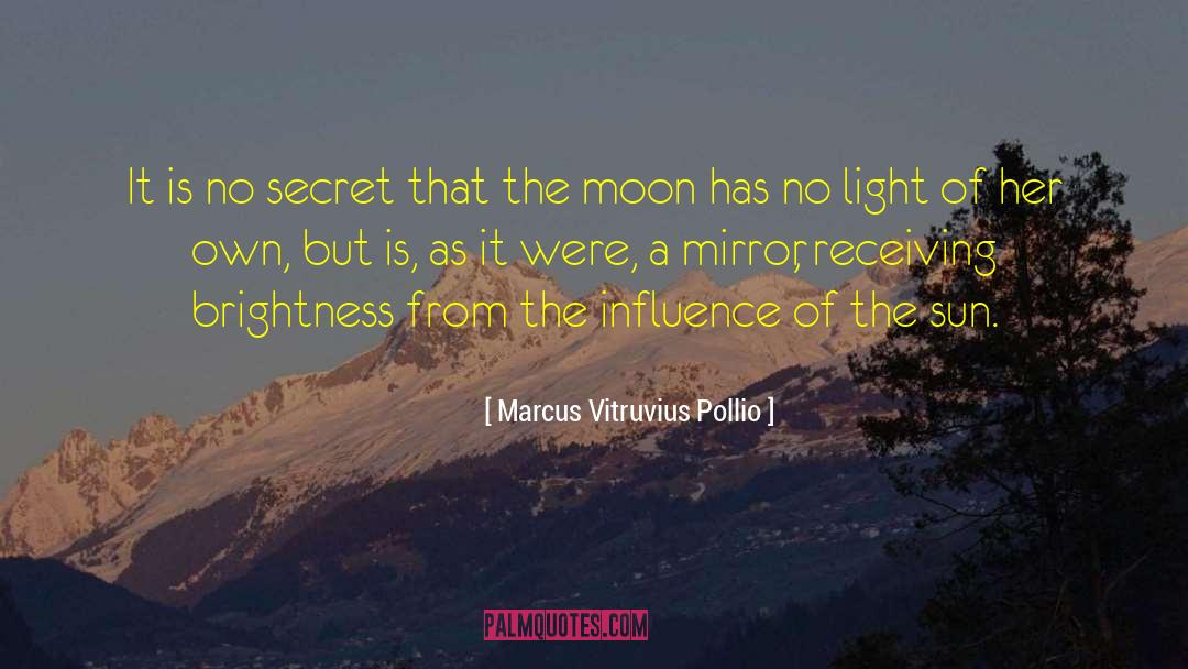 No Secret quotes by Marcus Vitruvius Pollio